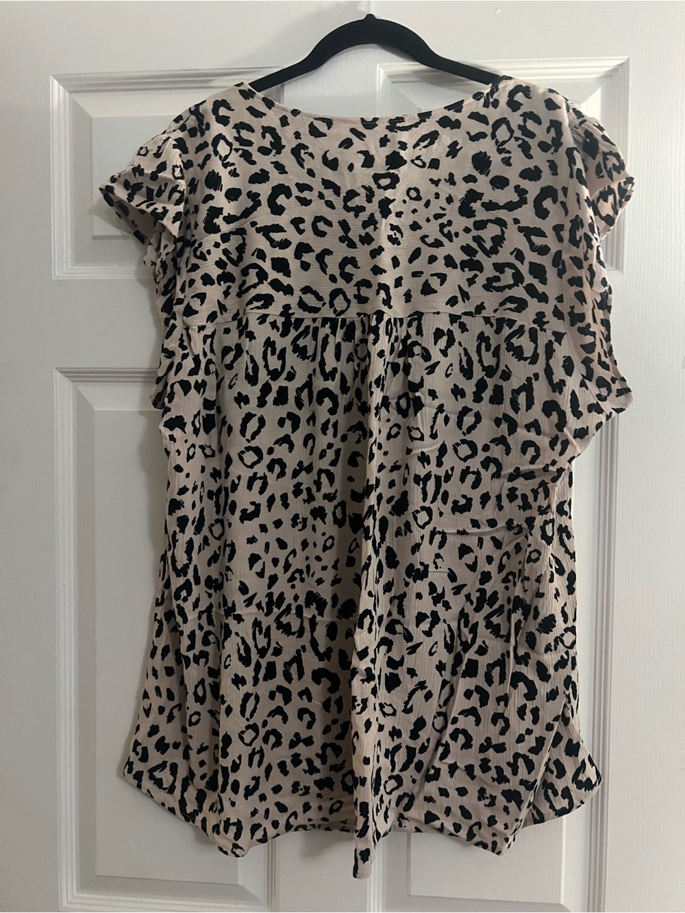 Savanna Jane Pink & Black Leopard Embroidered Floral Blouse - Picture 3 of 4